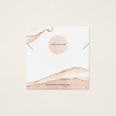 Ihre Logo-Blush & Gold-Netzwerkkarte (Vorderseite)