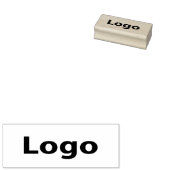 Ihre Logo-Briefmarke aus lackiertem Holz mit Tinte Gummistempel (Stempel)