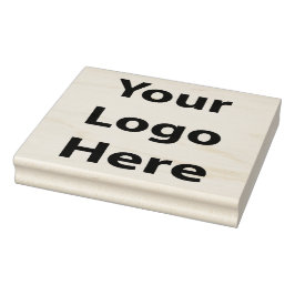 Ihre Logo-Briefmarke aus lackiertem Holz mit Tinte Gummistempel