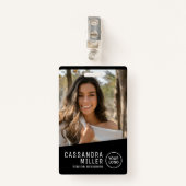 Ihre Logo Company-ID Ausweis (Vorderseite mit Klammer)