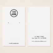 Ihre Logo-Erinnerungs-Grafikkarte (Vorne & Hinten)