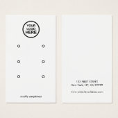 Ihre Logo-Erinnerungs-Grafikkarte (Vorne & Hinten)