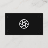 Ihre Logo-Fotobücher Schwarz-weiß modern Visitenkarte (Vorderseite)