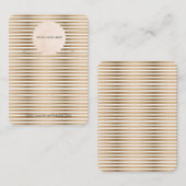 Ihre Logo-Gold-Strip-Werbekarte vertikal Visitenkarte (Vorne/Hinten)