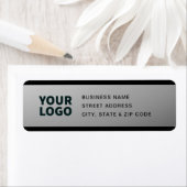 IHRE LOGO-Imitate Silver Black & Graue Rücksendead (Insitu)