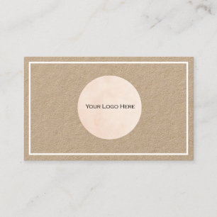 Ihre Logo-Kraft-Weiße Grenze Visitenkarte