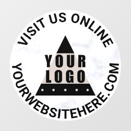 Ihre Logo-Marge rund um Ihren benutzerdefinierten Fensteraufkleber