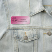 Ihre Logo-Markierung für Radial-Hotink-Markierunge Namensschild (Beispiel)