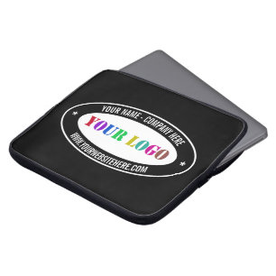 Ihre Logo-Namen Werbefarben Personalisiert Laptopschutzhülle