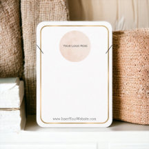 Ihre Logo-Netzwerkkarte zeigt Gold Groß vertikal a