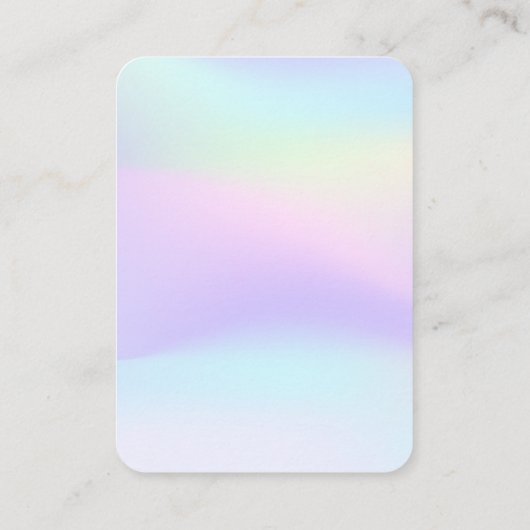 Ihre Logo-Rainbow-Kette-Display-Karte groß Visitenkarte (Rückseite)