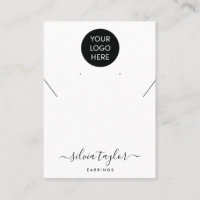Ihre Logo-Schmuck-Kette Ohrring-Display-Karte