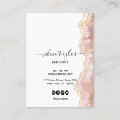 Ihre Logo-Schmuck-Kette Ohrring-Display-Karte Visitenkarte (Rückseite)