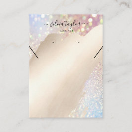 Ihre Logo-Schmuck-Kette Ohrring-Display-Karte Visitenkarte