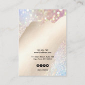 Ihre Logo-Schmuck-Kette Ohrring-Display-Karte Visitenkarte (Rückseite)