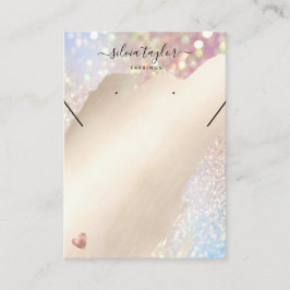 Ihre Logo-Schmuck-Kette Ohrring-Display-Karte Visitenkarte