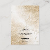 Ihre Logo-Schmuck-Kette Ohrring-Display-Karte Visitenkarte (Rückseite)