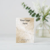 Ihre Logo-Schmuck-Kette Ohrring-Display-Karte Visitenkarte (Stehend Vorderseite)