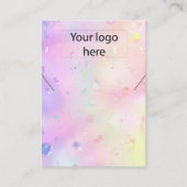 Ihre Logo-Schmuck-Kette Ohrring-Display-Karte Visitenkarte (Vorderseite)
