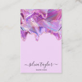 Ihre Logo-Schmuck-Kette Ohrring-Display-Karte Visitenkarte (Vorderseite)