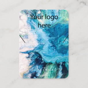 Ihre Logo-Schmuck-Kette Ohrring-Display-Karte Visitenkarte