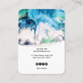 Ihre Logo-Schmuck-Kette Ohrring-Display-Karte Visitenkarte (Rückseite)