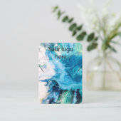 Ihre Logo-Schmuck-Kette Ohrring-Display-Karte Visitenkarte (Stehend Vorderseite)