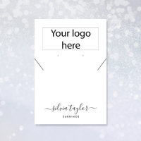 Ihre Logo-Schmuck-Kette Ohrring-Display-Karte