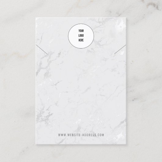 Ihre Logo-Silber-Marbour-Netzwerkkarten Visitenkarte (Vorderseite)