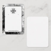 Ihre Logo-Smokey-Ohrring-Grafikkarte XL Visitenkarte (Vorne/Hinten)