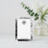 Ihre Logo-Smokey-Ohrring-Grafikkarte XL Visitenkarte (Stehend Vorderseite)