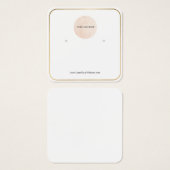 Ihre Logo-Thin-Gold-Border-Werbekarte (Vorne & Hinten)