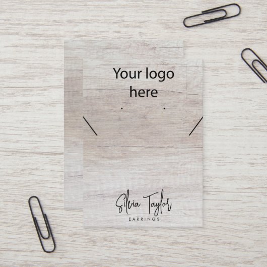 Ihre Logohandenkarte für die Werbefläche Visitenkarte (Vorderseite/Rückseite Beispiel)