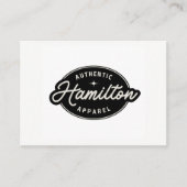 Ihre Logokombination Schwarz/Weiß-Kundendienstkart Visitenkarte (Vorderseite)