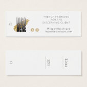 Ihre Logomarke "Social Media white Closing Price" (Vorne & Hinten)