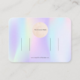 Ihre Logopaste mit doppelter Bow-Haarschneide-Anze Visitenkarte