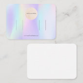 Ihre Logopaste mit doppelter Bow-Haarschneide-Anze Visitenkarte (Vorne/Hinten)