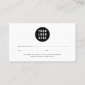 Ihre Logos Einfache Dienstleistungen für Unternehm Terminkarte (Vorderseite)