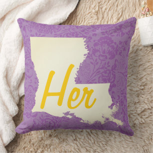 Ihre Louisiana State Floral Kissen