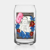 Ihre Lungen Medikale Illustration, Berry Popsikel Dosenglas (Rückseite)