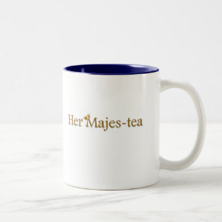 Ihre Majes-Tea-Tasse Zweifarbige Tasse