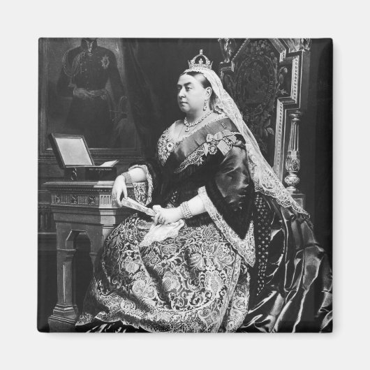 Ihre Majestät Königin Victoria Magnet (Vorne)