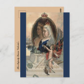 Ihre Majestät Königin Victorias Diamantenjubiläum Postkarte (Vorne/Hinten)