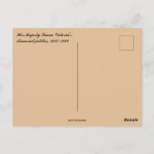 Ihre Majestät Königin Victorias Diamantenjubiläum  Postkarte (Rückseite)