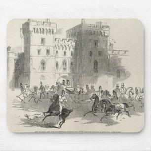 Ihre Majestät und ihre berühmten Besucher Mousepad