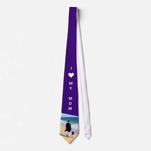 Ihre Mama Foto Neck Tie Geschenk benutzerdefiniert Krawatte (Vorderseite)