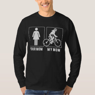 Ihre Mama Meine Mama Lieben Radfahren - Funny Slog T-Shirt