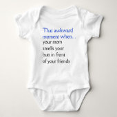 Ihre Mama riecht Ihren Hintern Baby Strampler (Vorderseite)