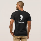 Ihre Mama - Sigmund Freud T-Shirt (Schwarz voll)