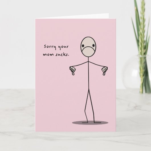 Ihre Mama Sind zum Kotzen Karte (Vorderseite)